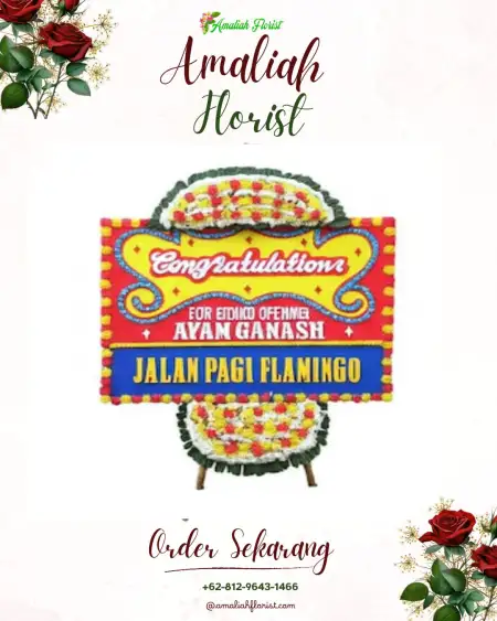 Sewa Papan Bunga Melintang